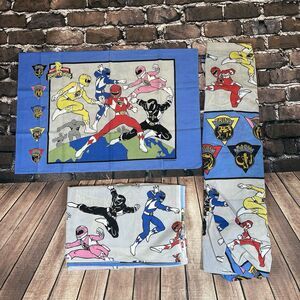 Vintage Mighty Morphin Power Rangers Bedding Saban 1994 Twin Bed 90s Set